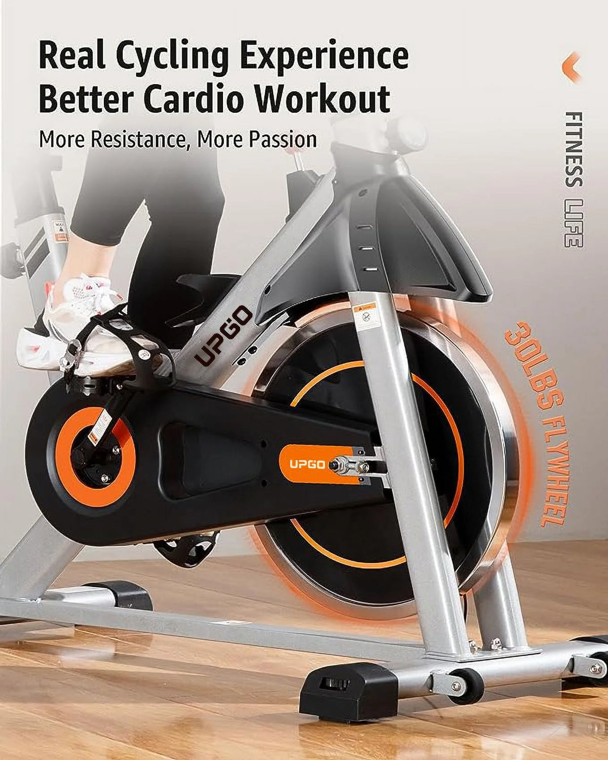 Magnetic Indoor Cycling Bike with 35lbs Flywheel I99338