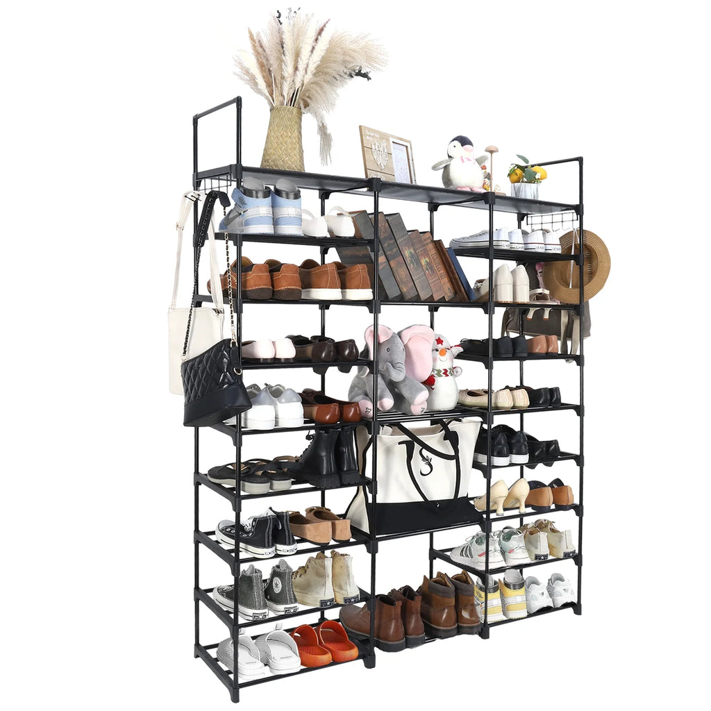 9 Tiers Metal Shoe Rack Organizer O18359