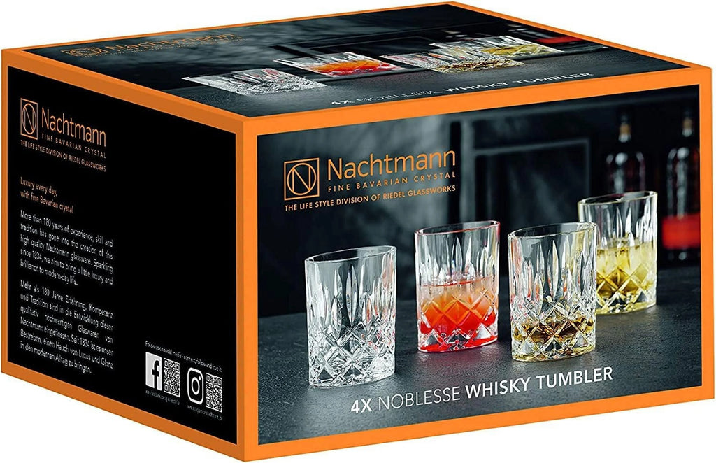 Whiskey Glass Set Of 4, 10-Ounce, Dishwasher Safe Y4313