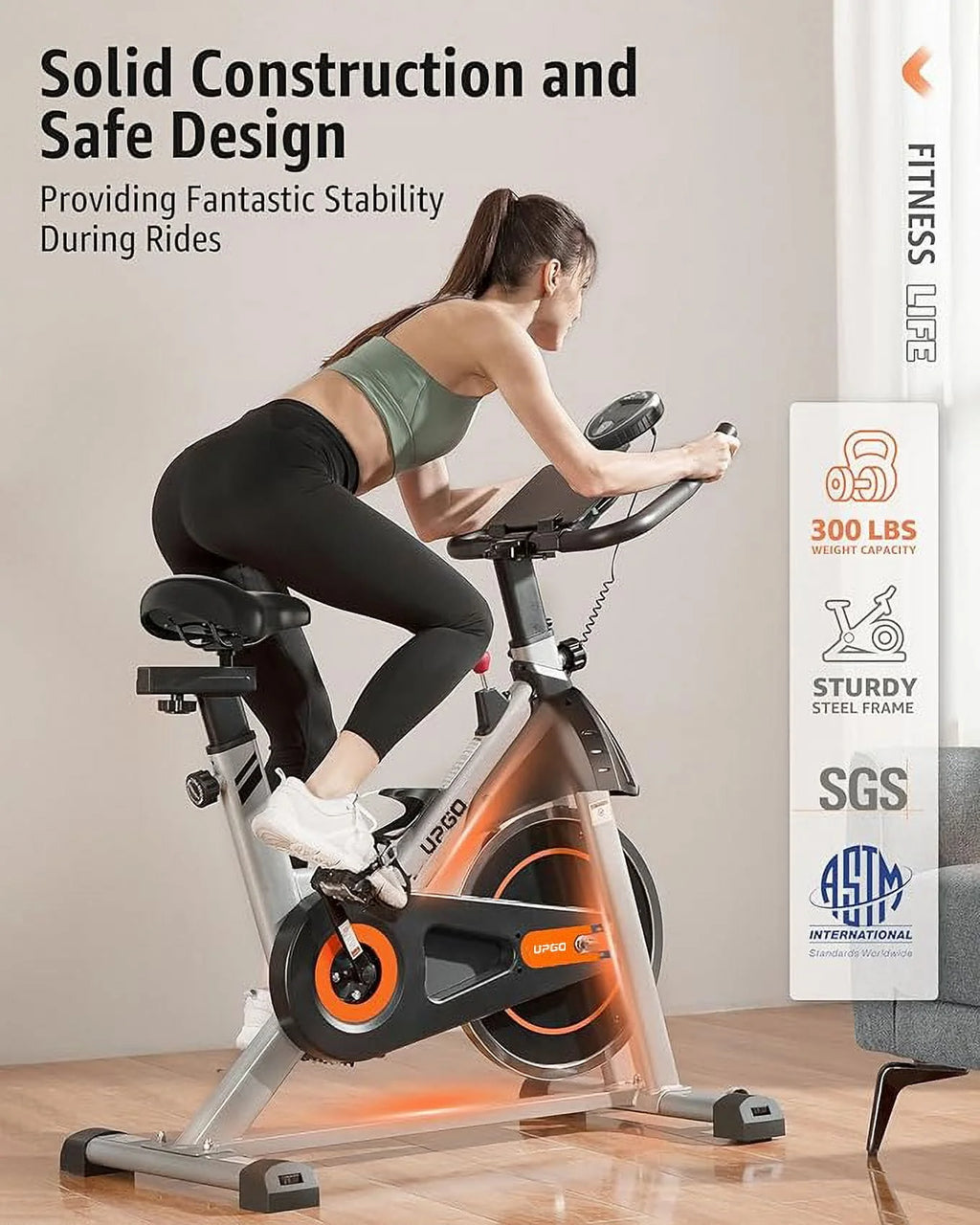 Magnetic Indoor Cycling Bike with 35lbs Flywheel I99338