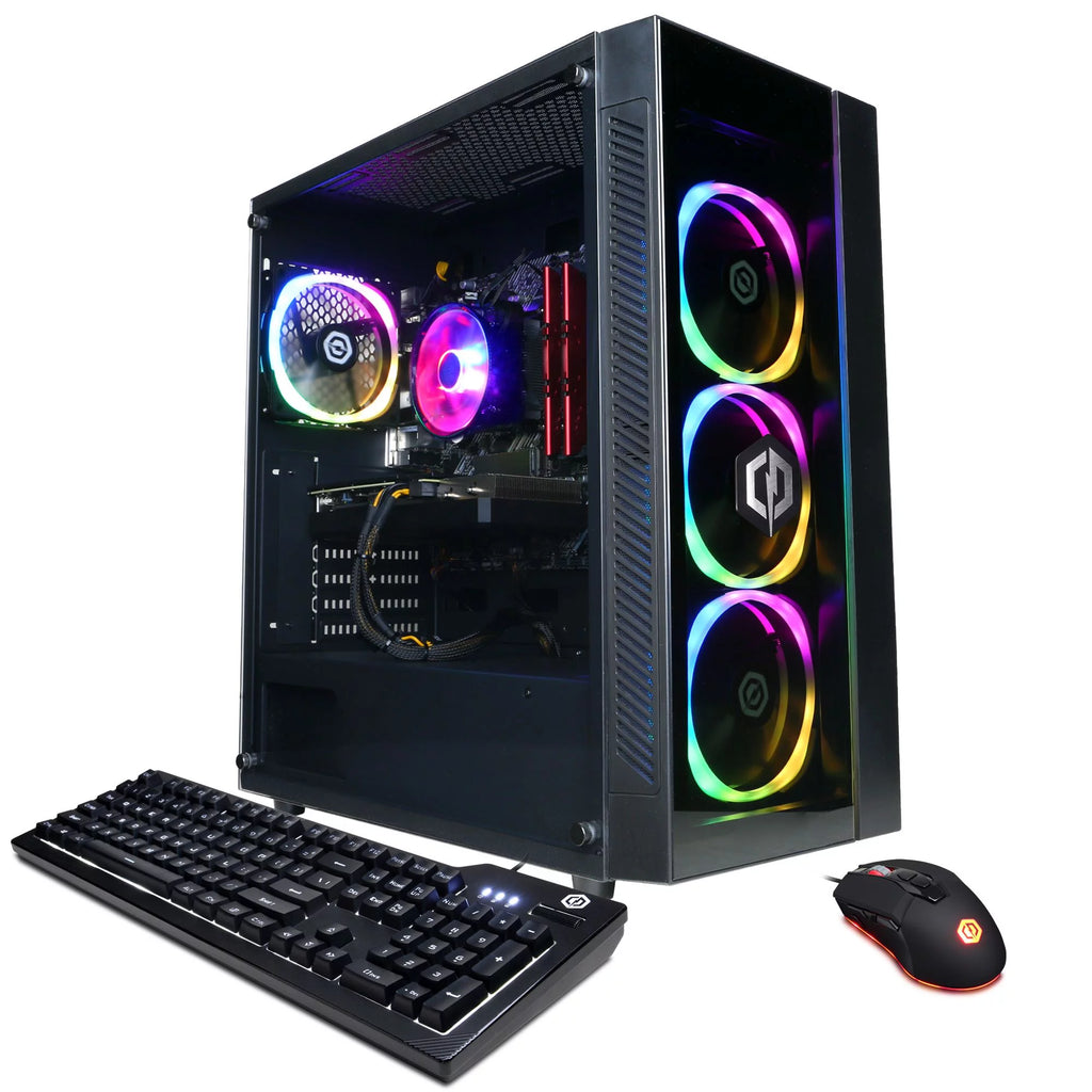 AMD Ryzen 5 5500 16GB 1TB SSD Black Gaming Desktop V7763