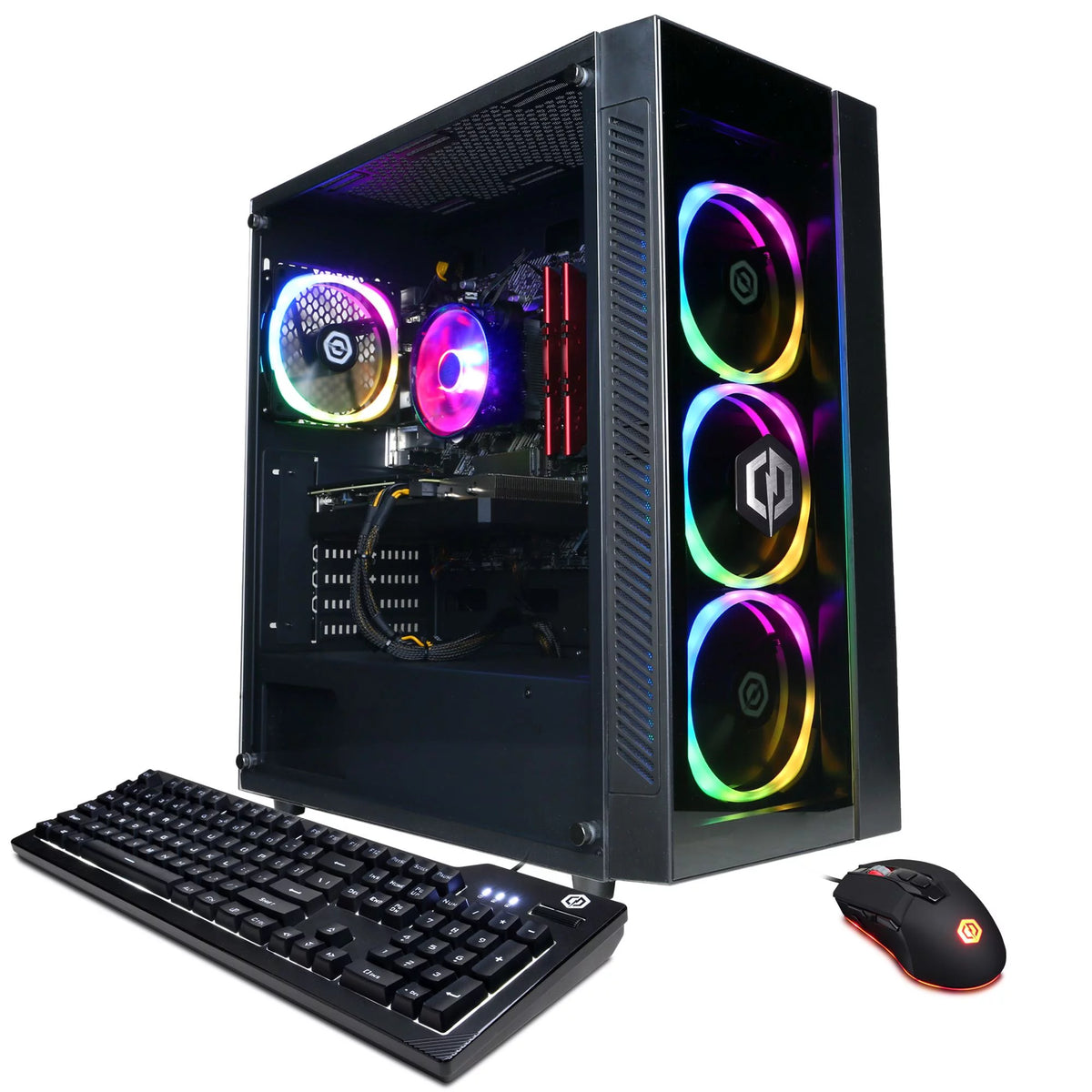 AMD Ryzen 5 5500 16GB 1TB SSD Black Gaming Desktop V7763