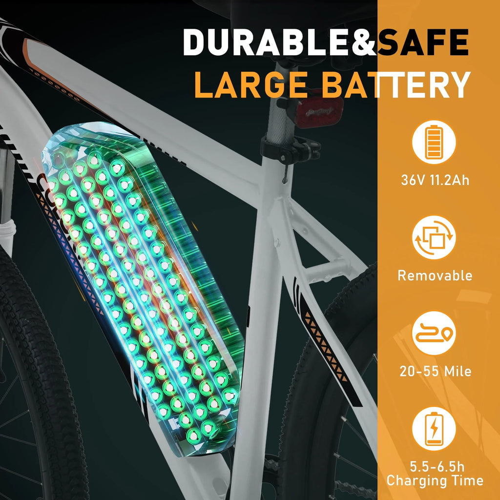 500W 36V 11.2AH Removable Battery Electric Bike V4575