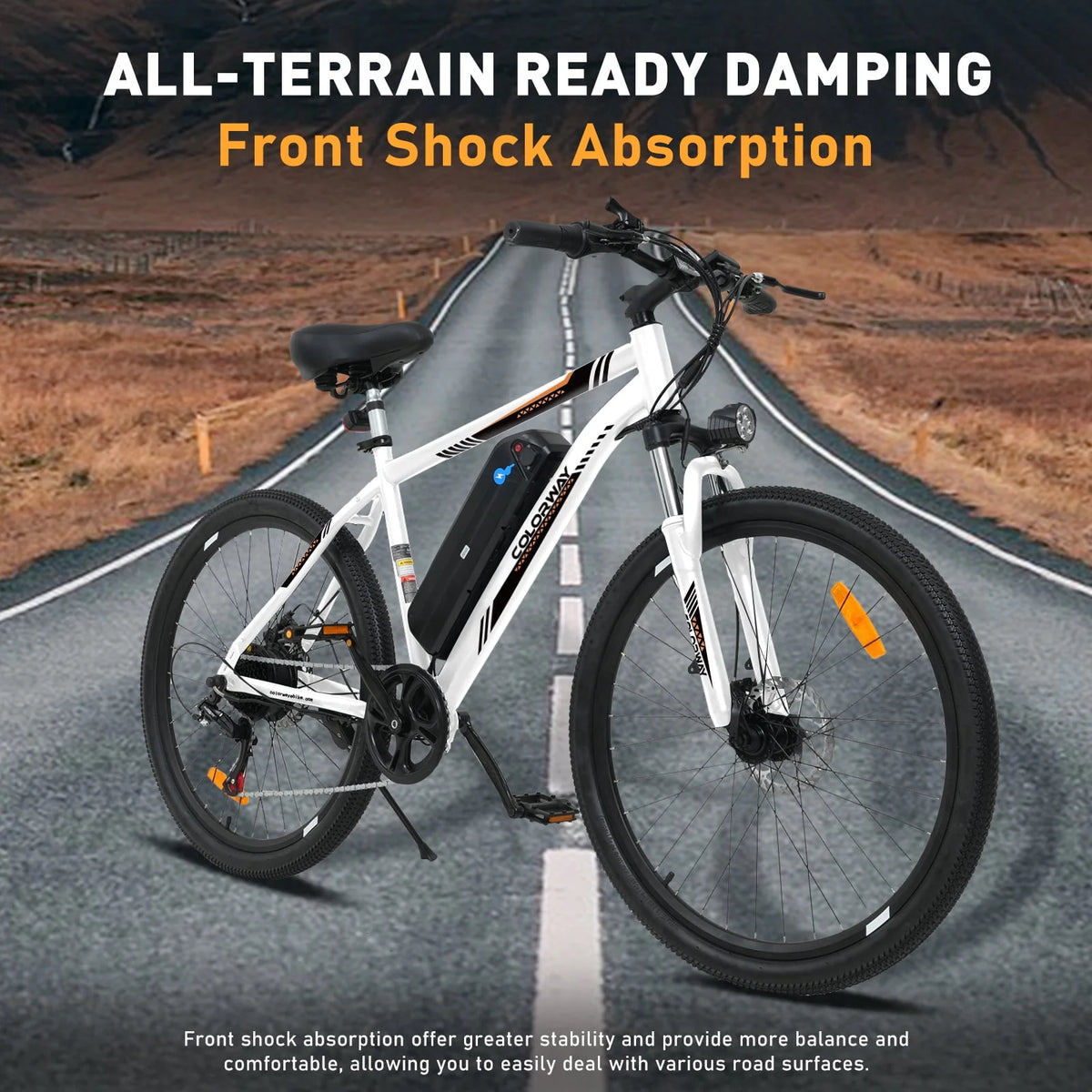 500W 36V 11.2AH Removable Battery Electric Bike V4575
