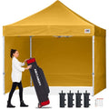 White 10x10 Pop Up Canopy Tent with Sidewalls U5937