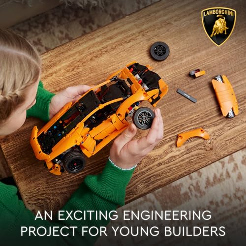 Orange Technic Building Toy Car R422