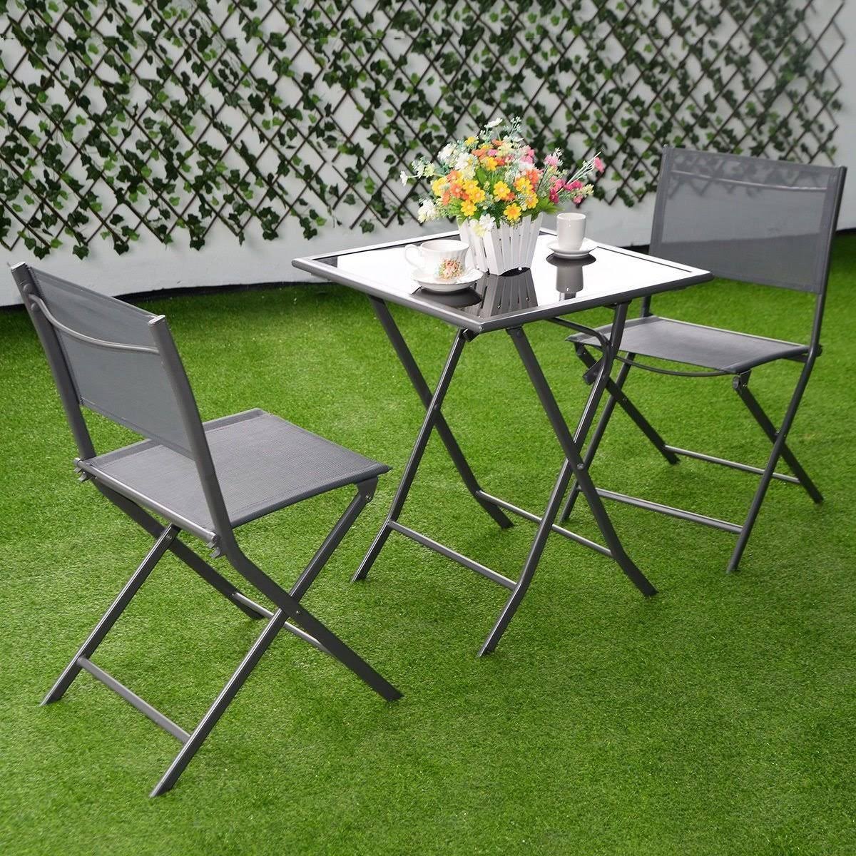 3 Pcs Folding Bistro Set A4848