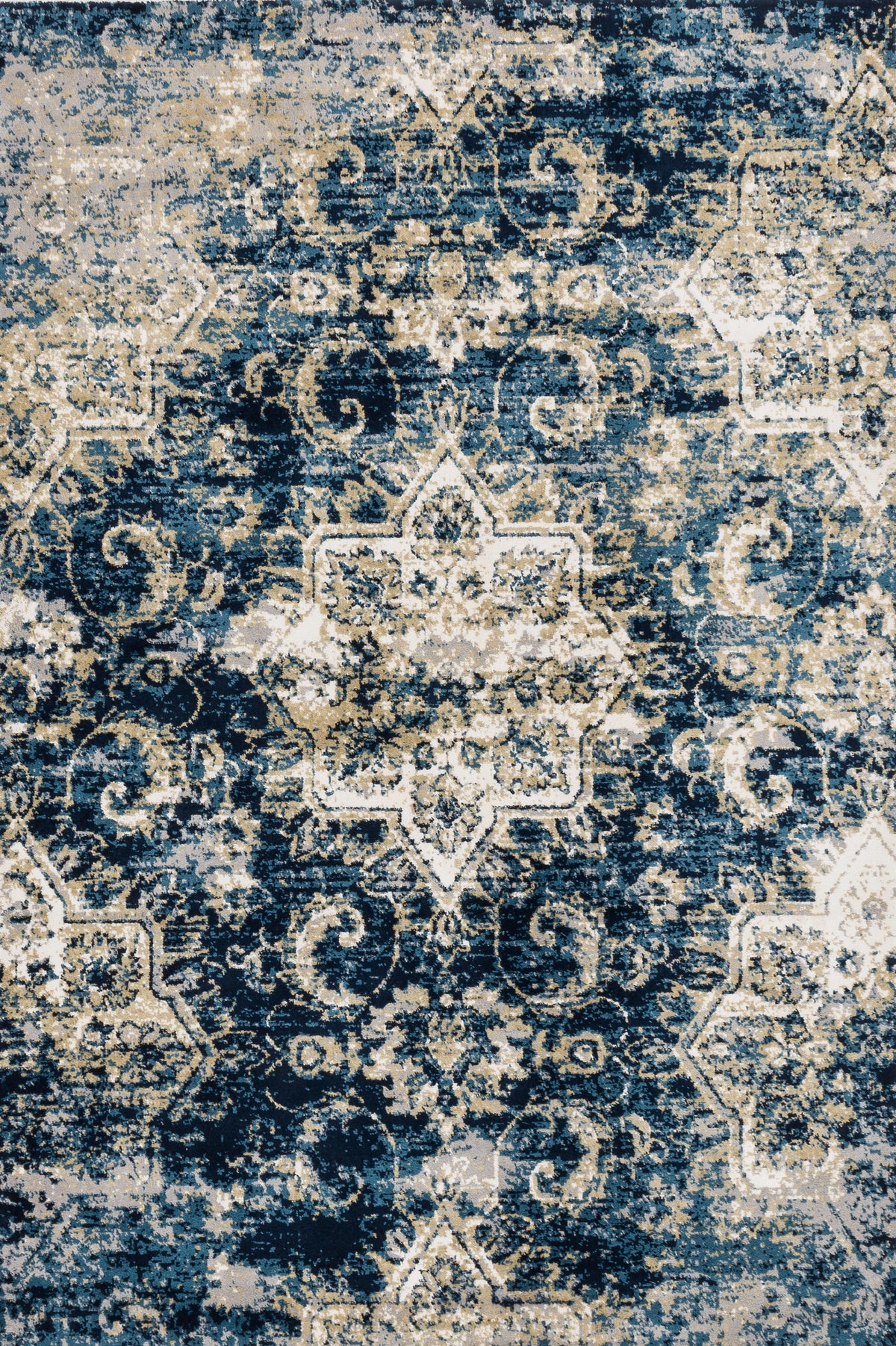 Navy Ivory Rug X20779