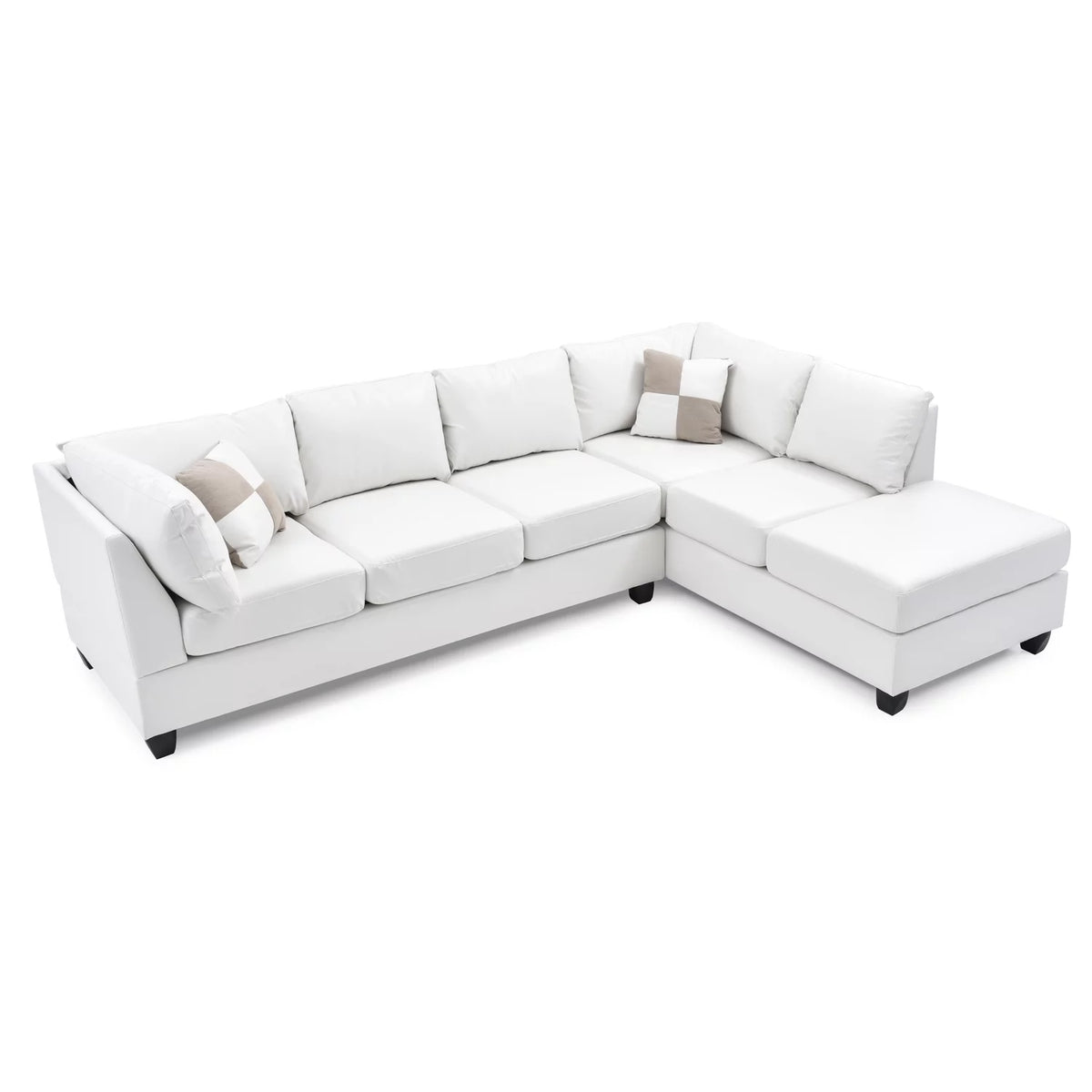 White Sectional G324