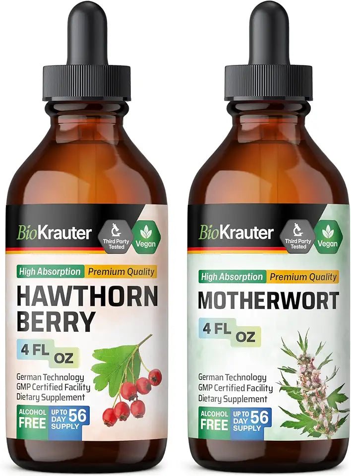 Hawthorn Tincture 4 Fl. Oz. & Motherwort Tincture 4 Fl. Oz. T238817