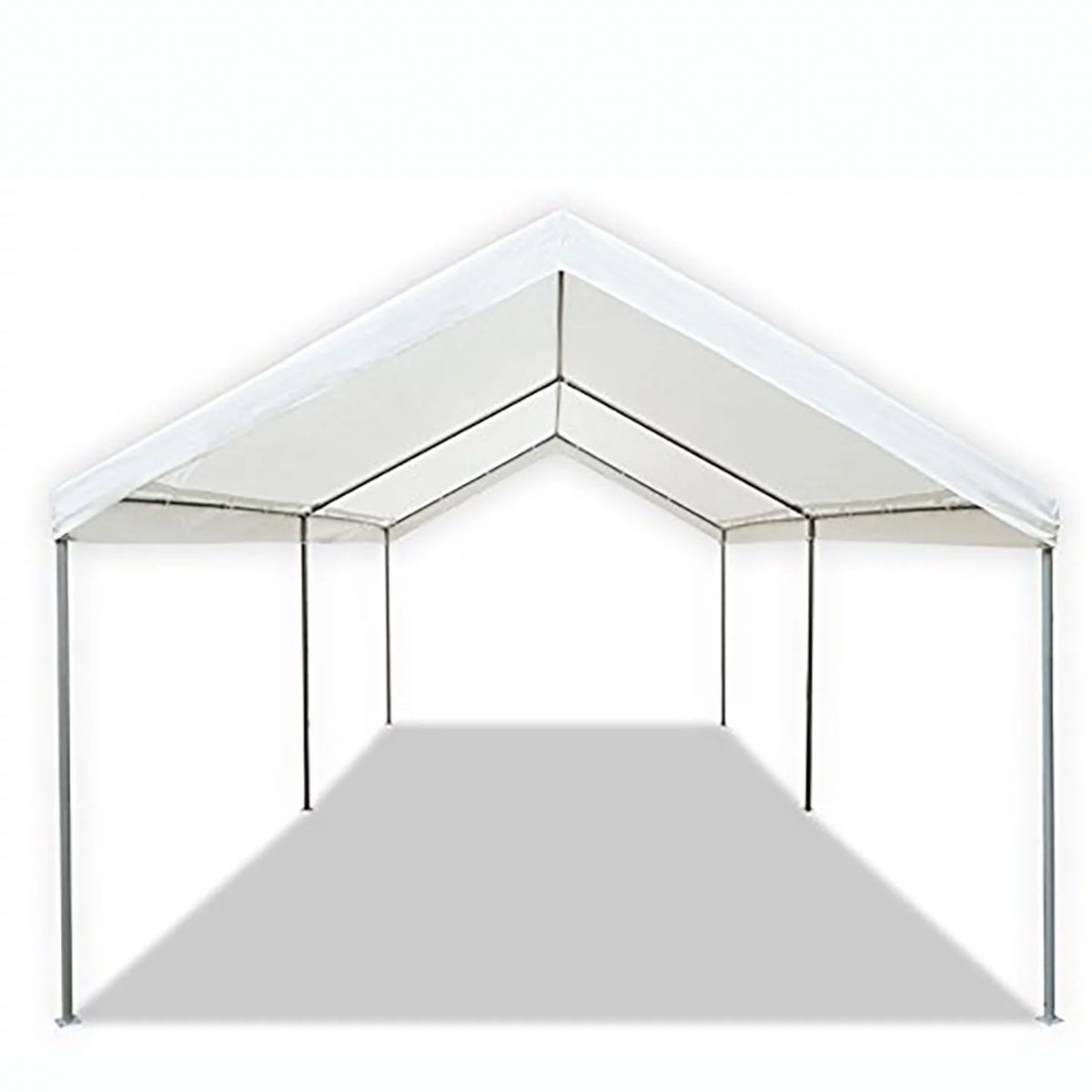 10' x 20' x 8.5' Metal Steel Frame & Polyester Top Carport Shelter H799397