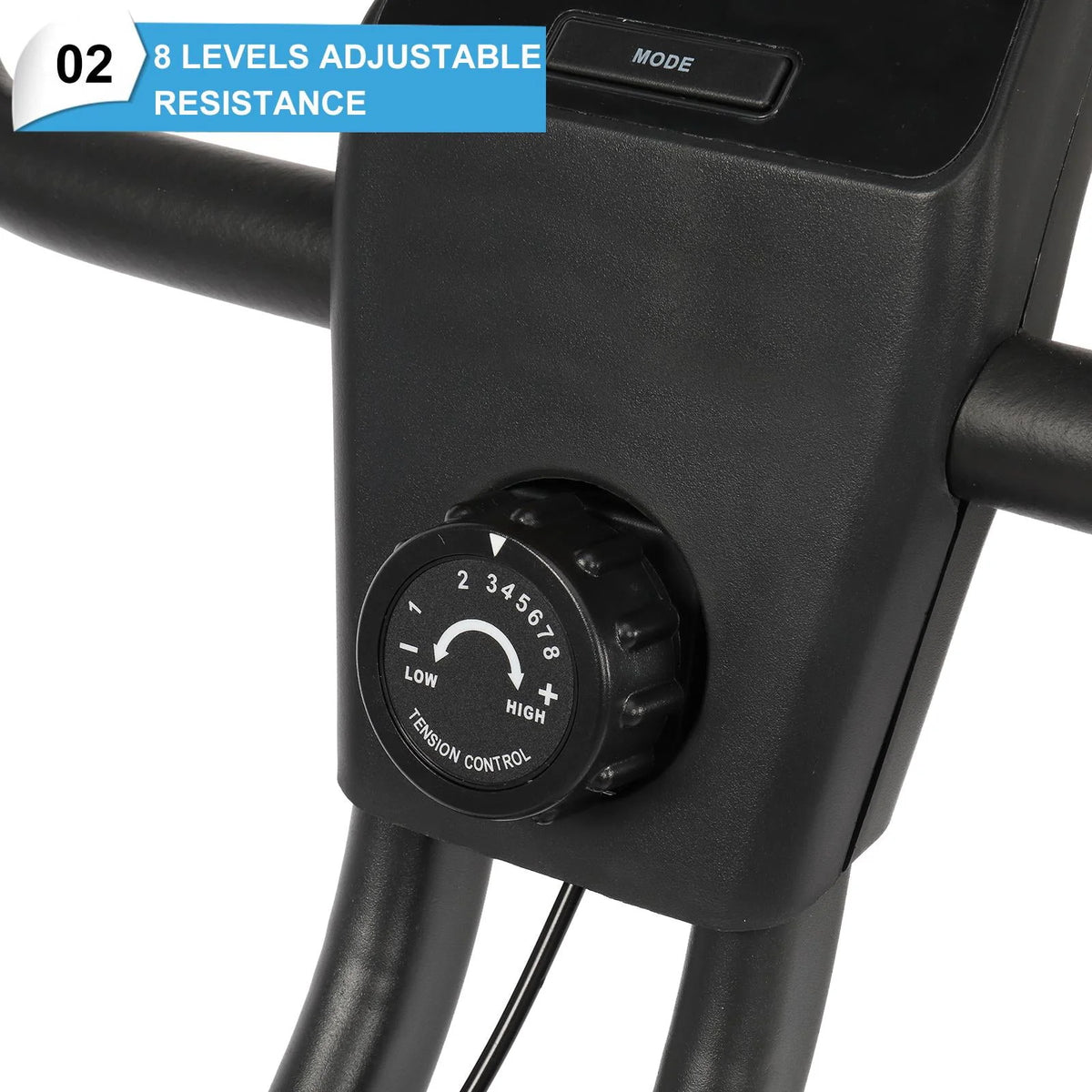 Folding Magnetic Exercise Bike D1696