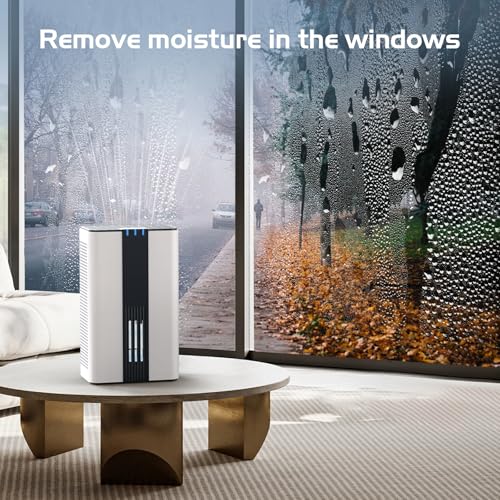 850 Sq.Ft 86OZ Water Tank Dehumidifier with Timer Auto Shut Off P559