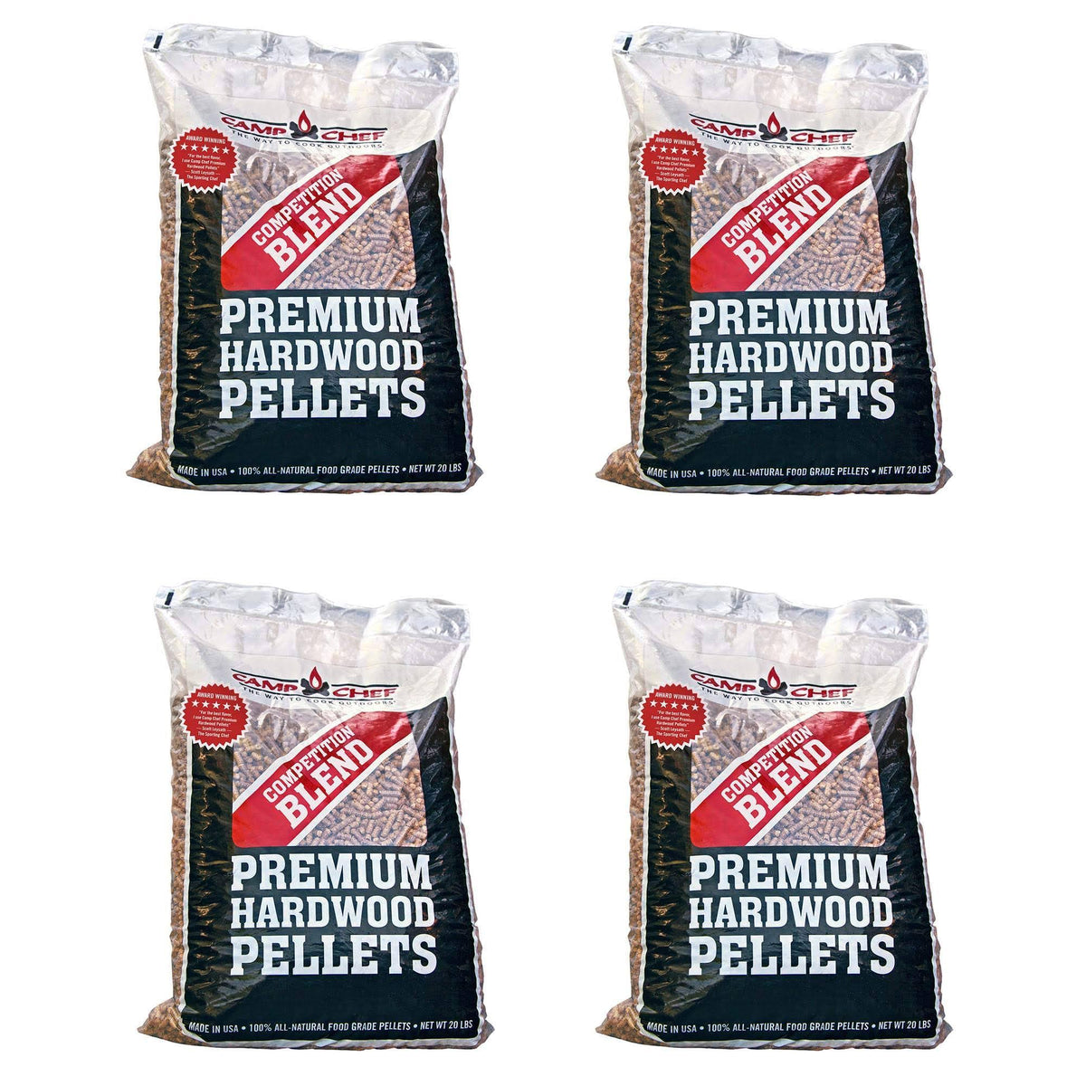 Hardwood Pellets 20 lbs 4 Pack D633989