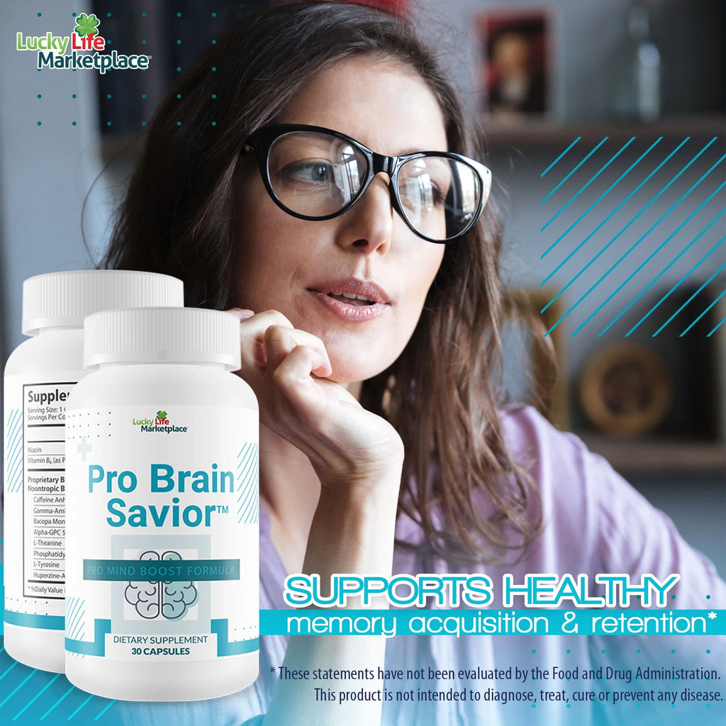 Nootropic Brain Supplement with Bacopa, Niacin, Caffeine + L-Theanine, GABA Y199