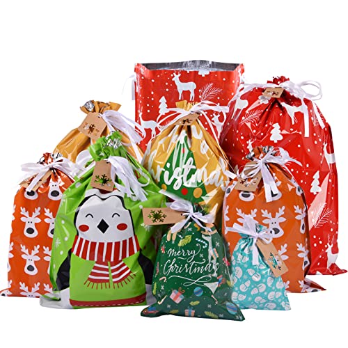 Assorted Sizes 34Pcs Christmas Gift Bags S56626