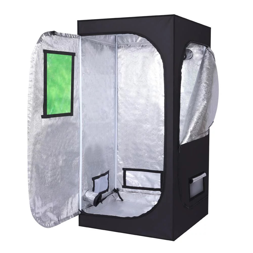 32"x32"x64" Hydroponic Grow Tent with Floor Tray Y43169
