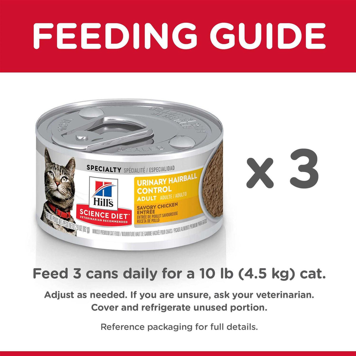 Adult Urinary Hairball Control Cat Food X910779