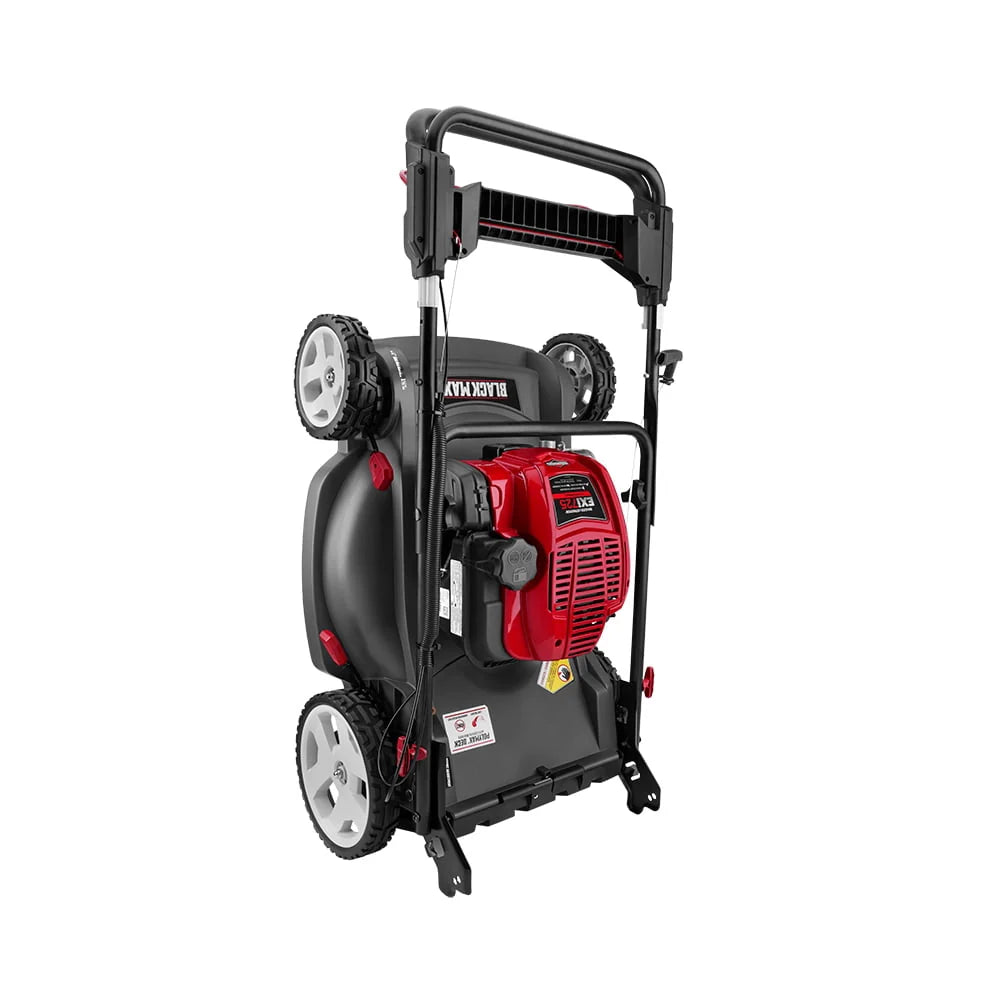 Black 21-inch 3-in-1 Self-Propelled Gas Mower A3703