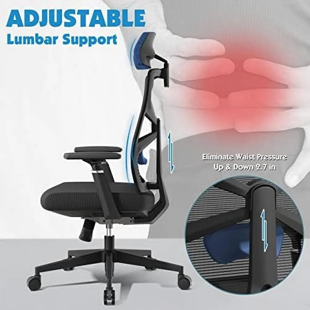 Ergonomic Mesh Office Chair with Lumbar Support M443759