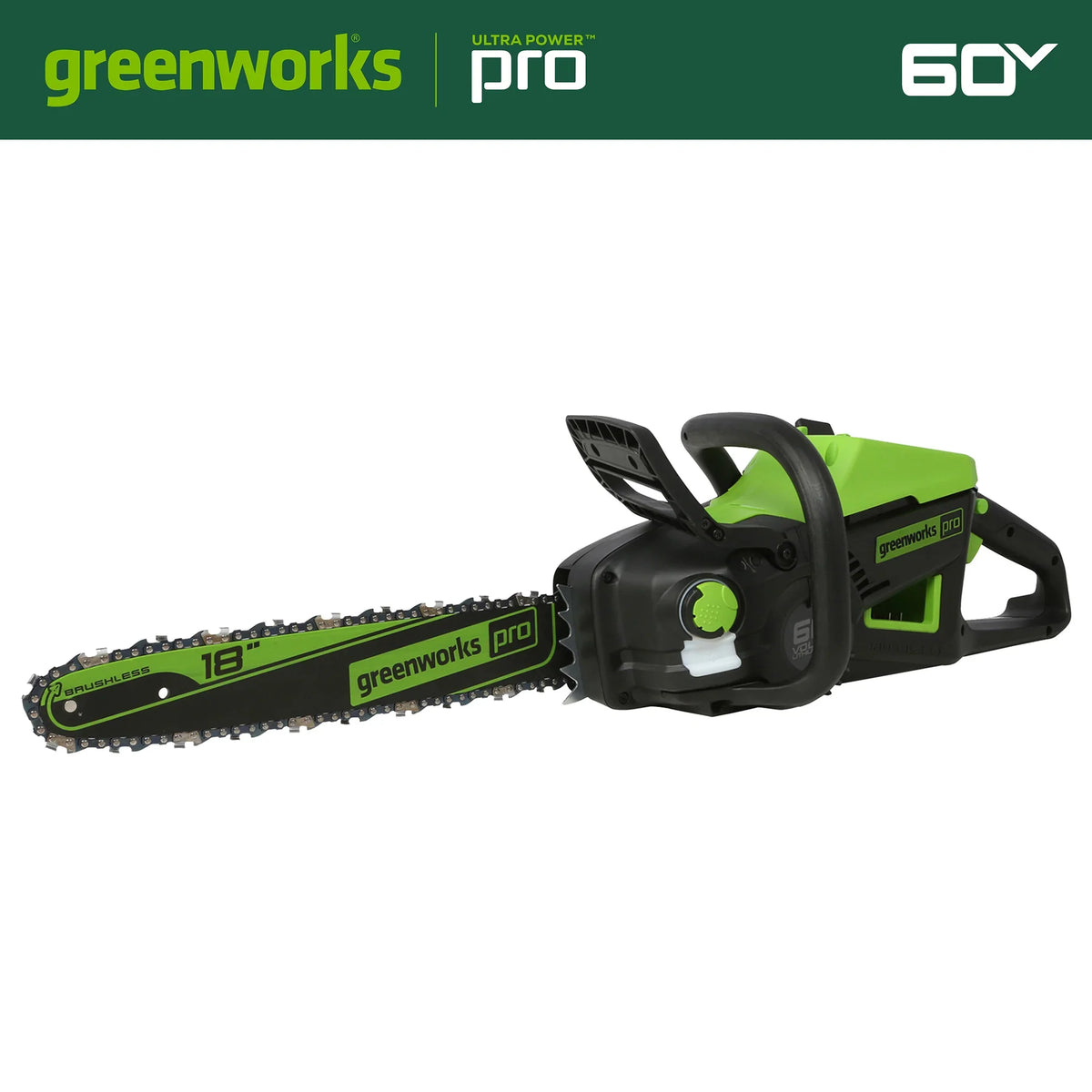 60V Cordless Chainsaw with Battery & Charger E365948