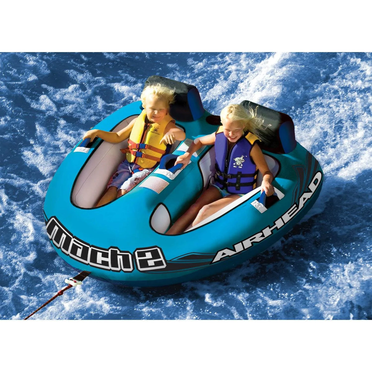 Blue Two-Person Towable Boat Tube B6277