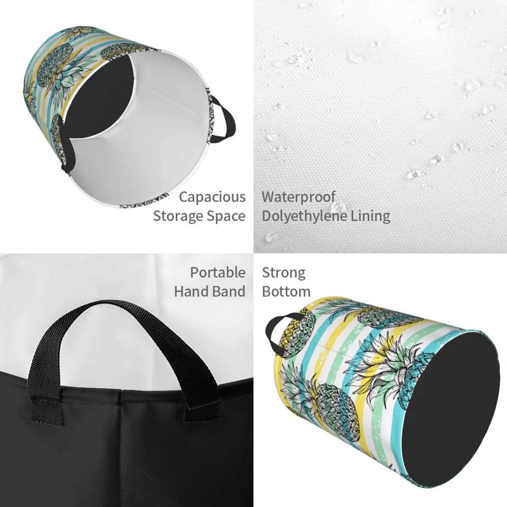 Waterproof Laundry Hamper with Handle H274604