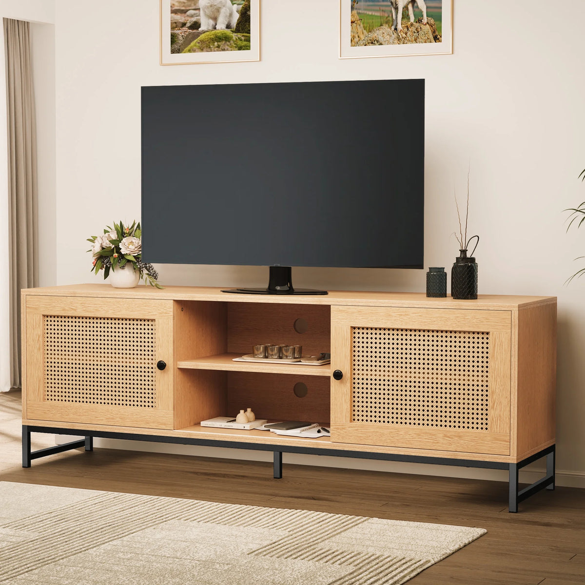 63" TV Stand Media Console U2901