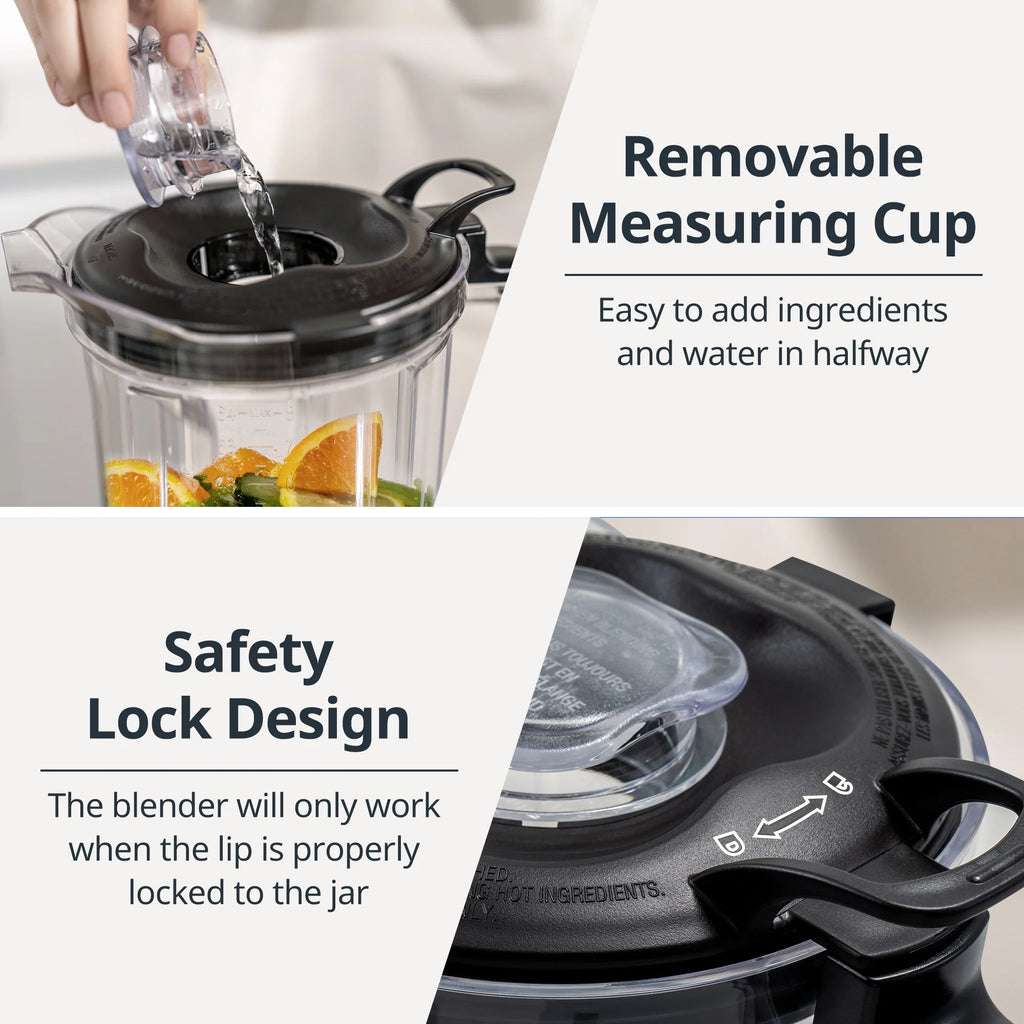 64oz Countertop and Personal Blender, 3 Speeds Pulse, Black T3974