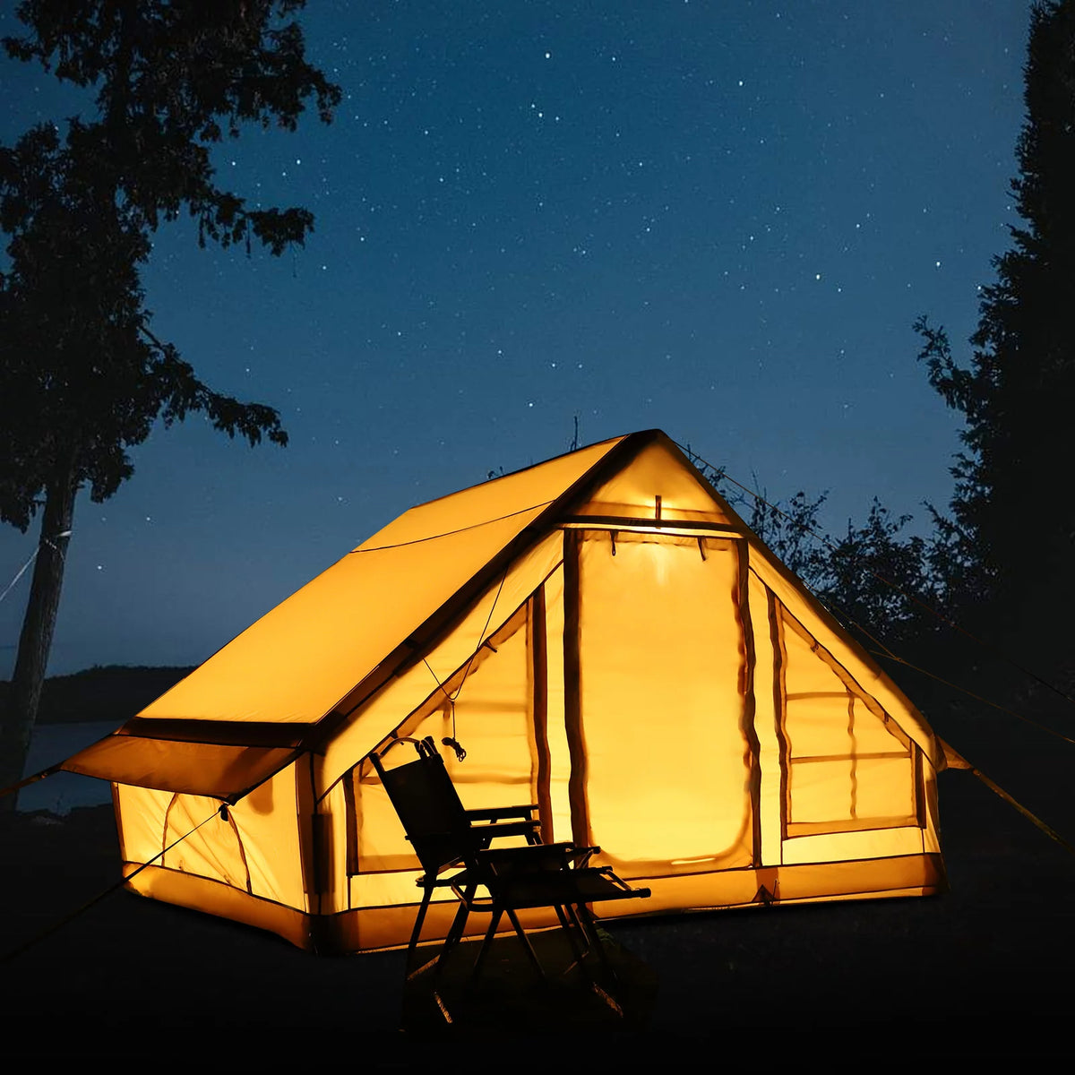Inflatable Camping Tent with Pump A92242