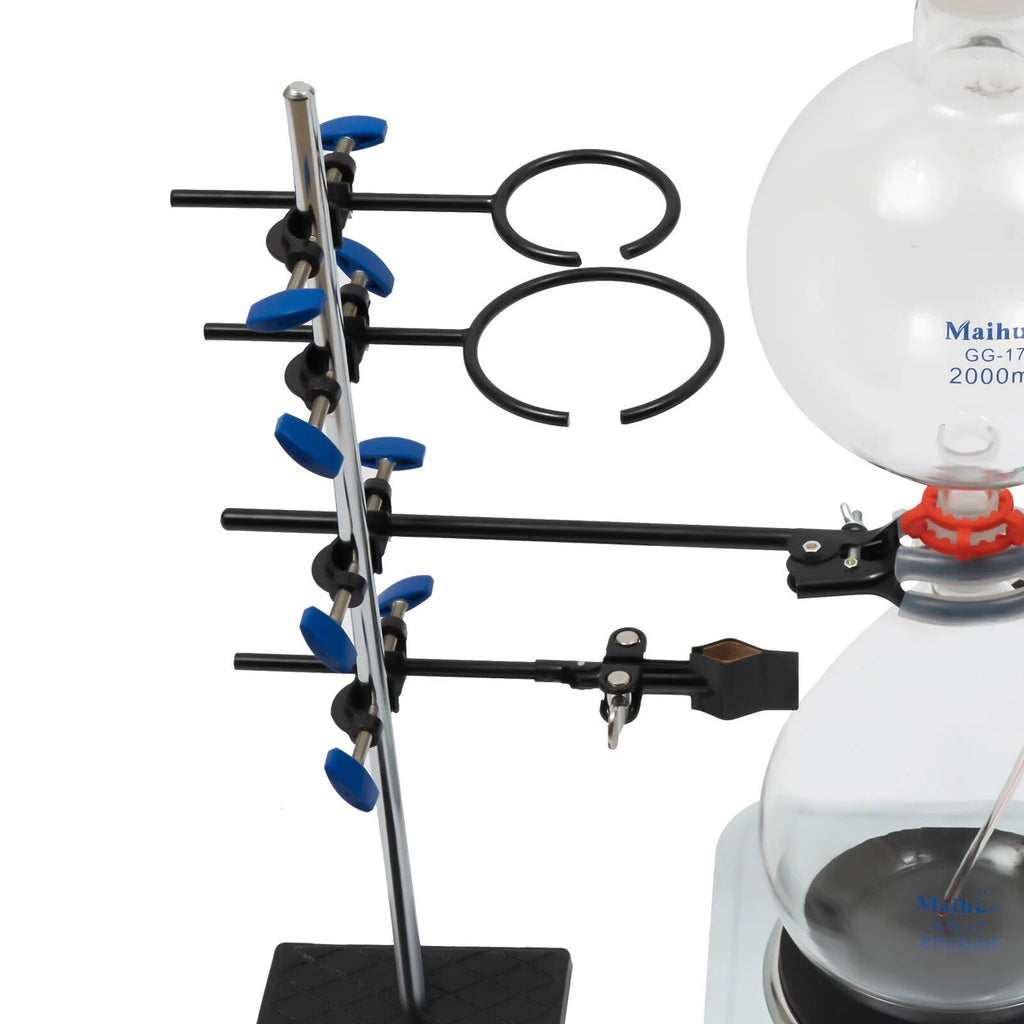 1000W 110V 2000ML Glass Distillation Kit with Condenser and Hot Stove D960451