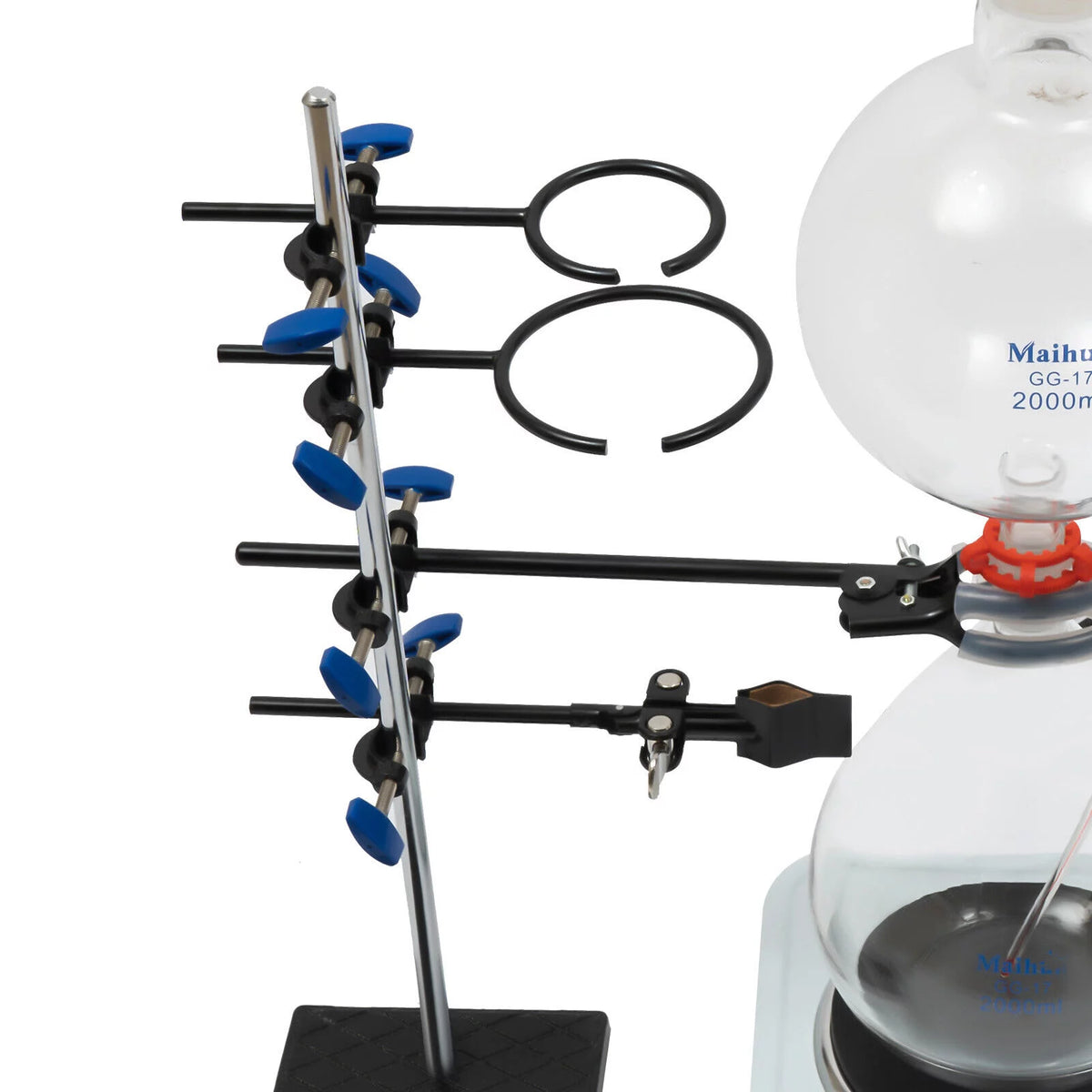 1000W 110V 2000ML Glass Distillation Kit with Condenser and Hot Stove D960451