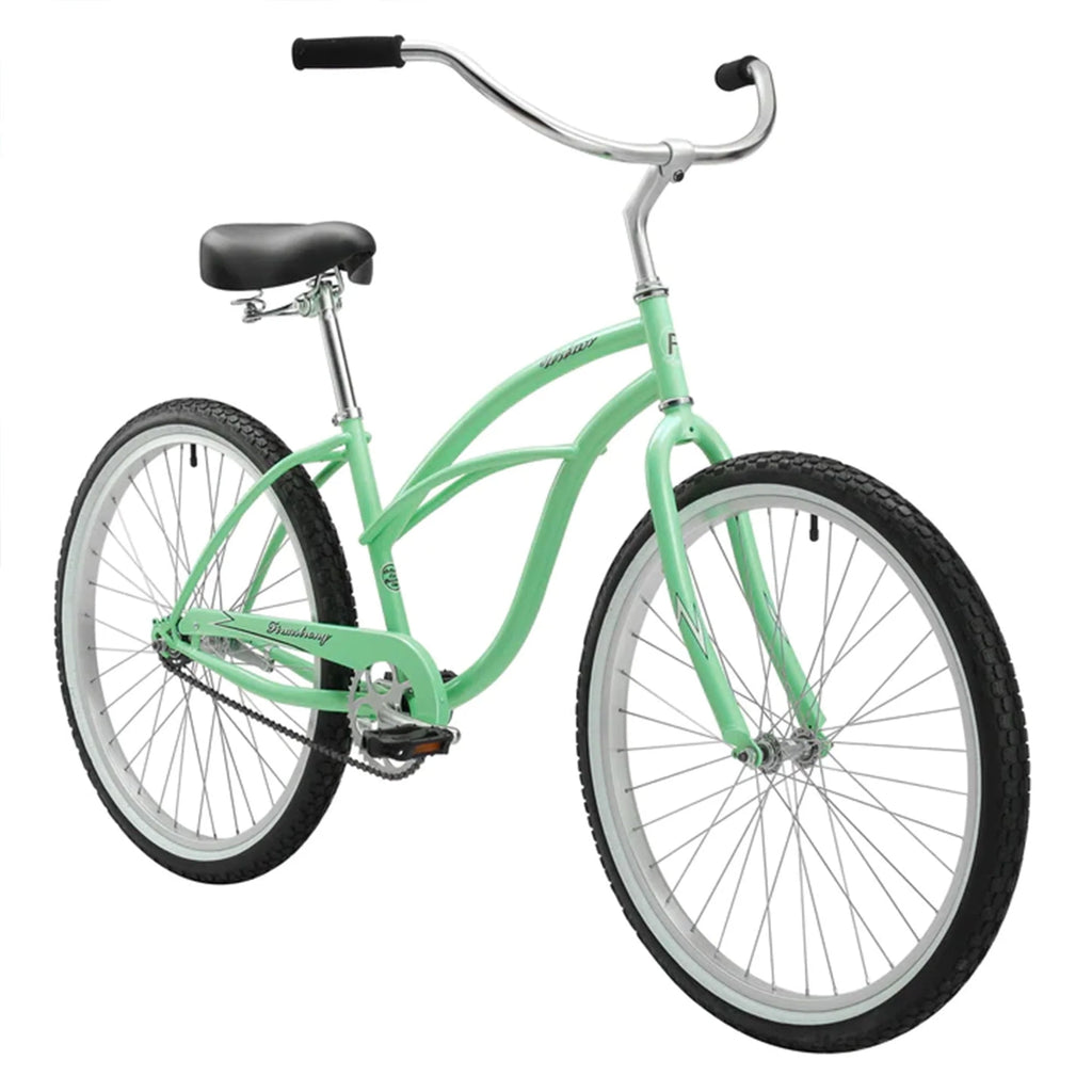 Women's Single Speed 26 White/Pink O800663