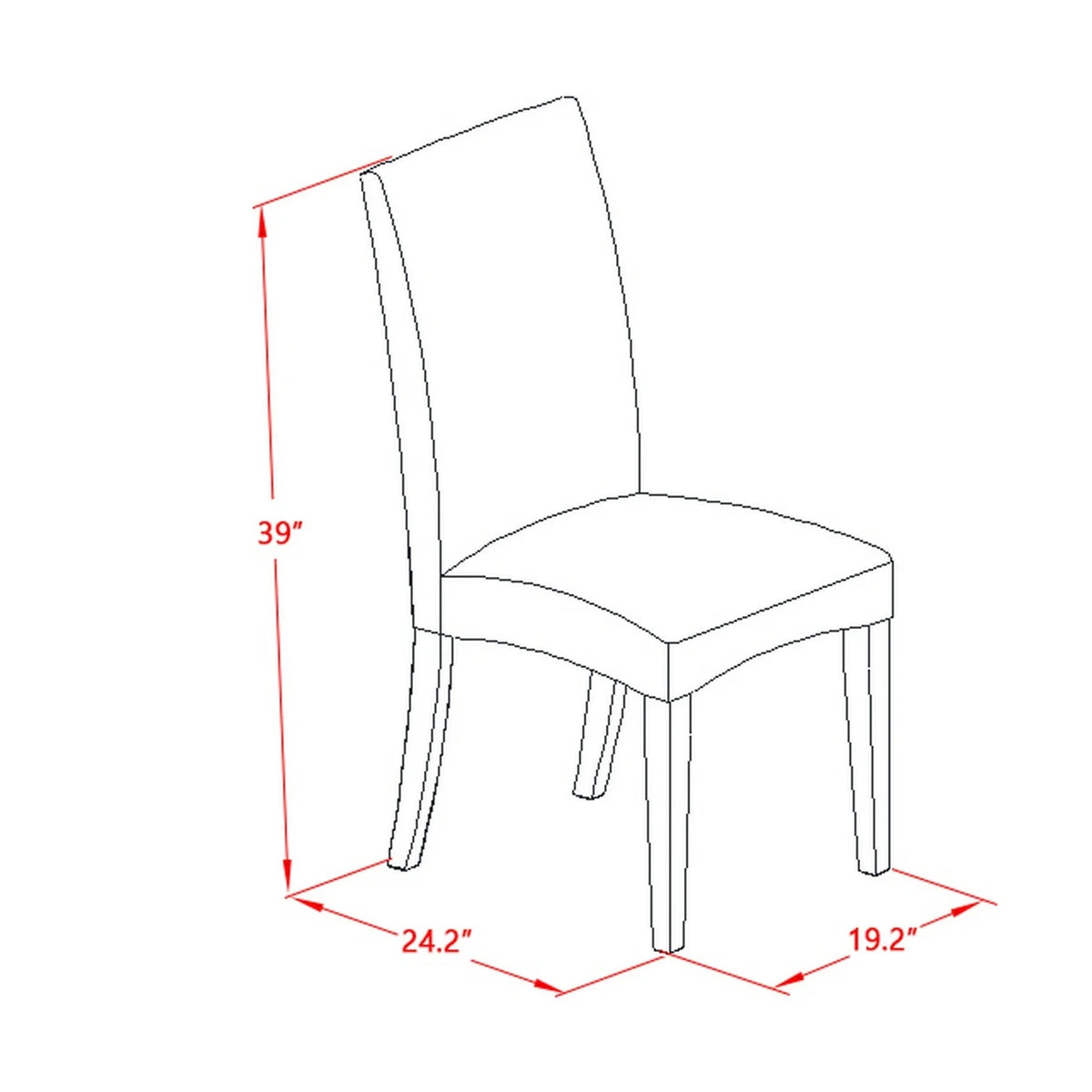 3 Piece Wood Dining Set V2104