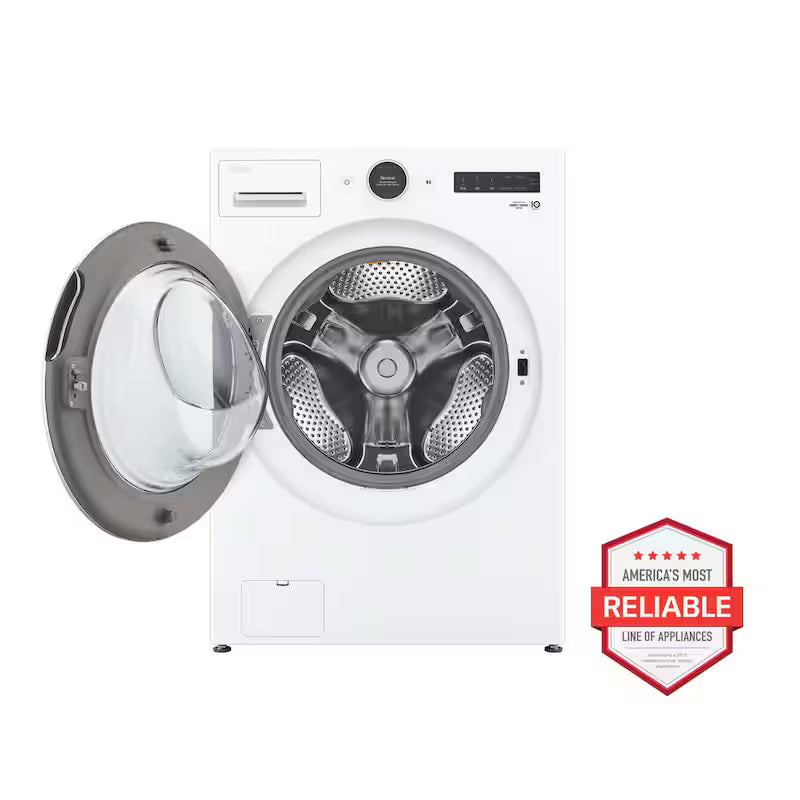 5.0 cu. ft. Stackable Smart Front Load Washer in White Q8382