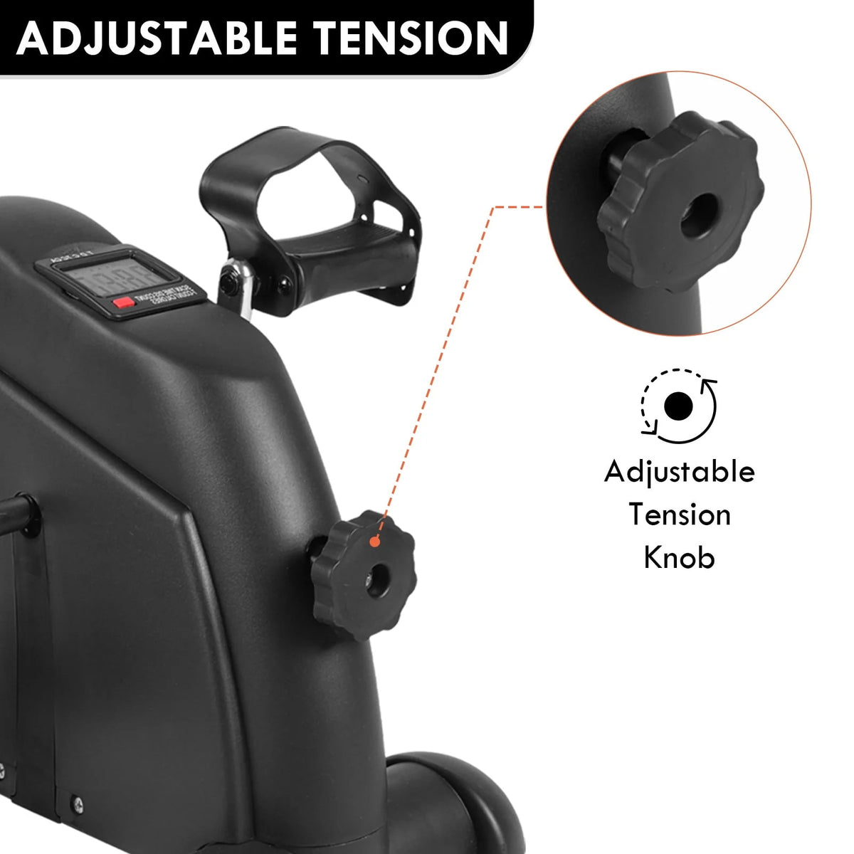 Mini Exercise Bike with LCD Screen Display P9315