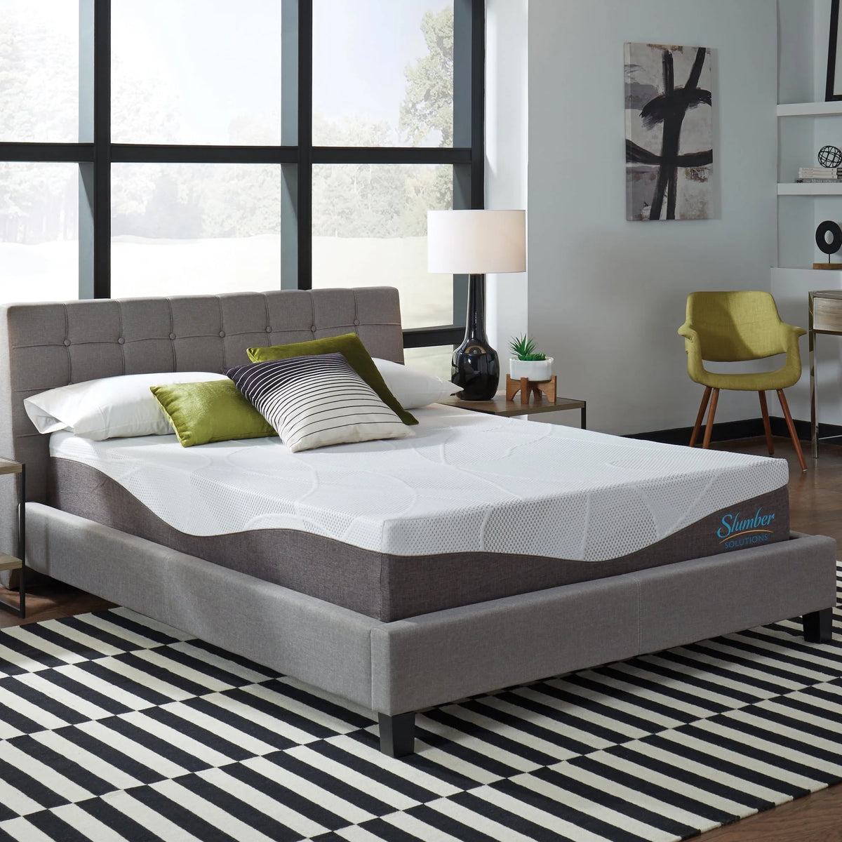 Gel Memory Foam Mattress, Twin, Plush R466