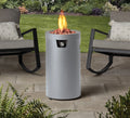 28-inch Propane Gas Outdoor Fire Pit, Matte Black D293679
