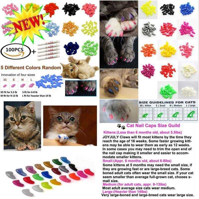 Soft Cat Caps Claws Paws M454