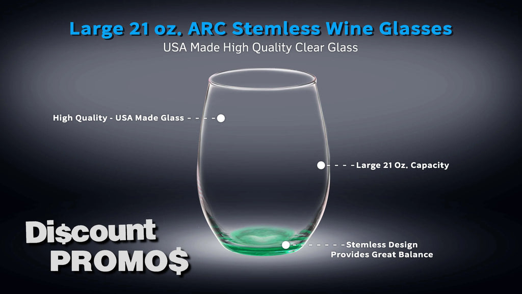 Stemless Wine Glasses Set O396125