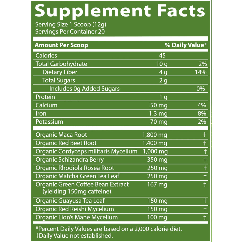 Organic Pre-Workout 240 g O375109