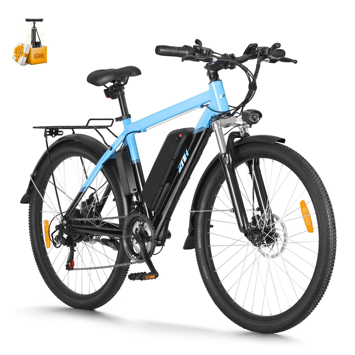 Electric Mountain Bike 350W 21 Speed Black N6719