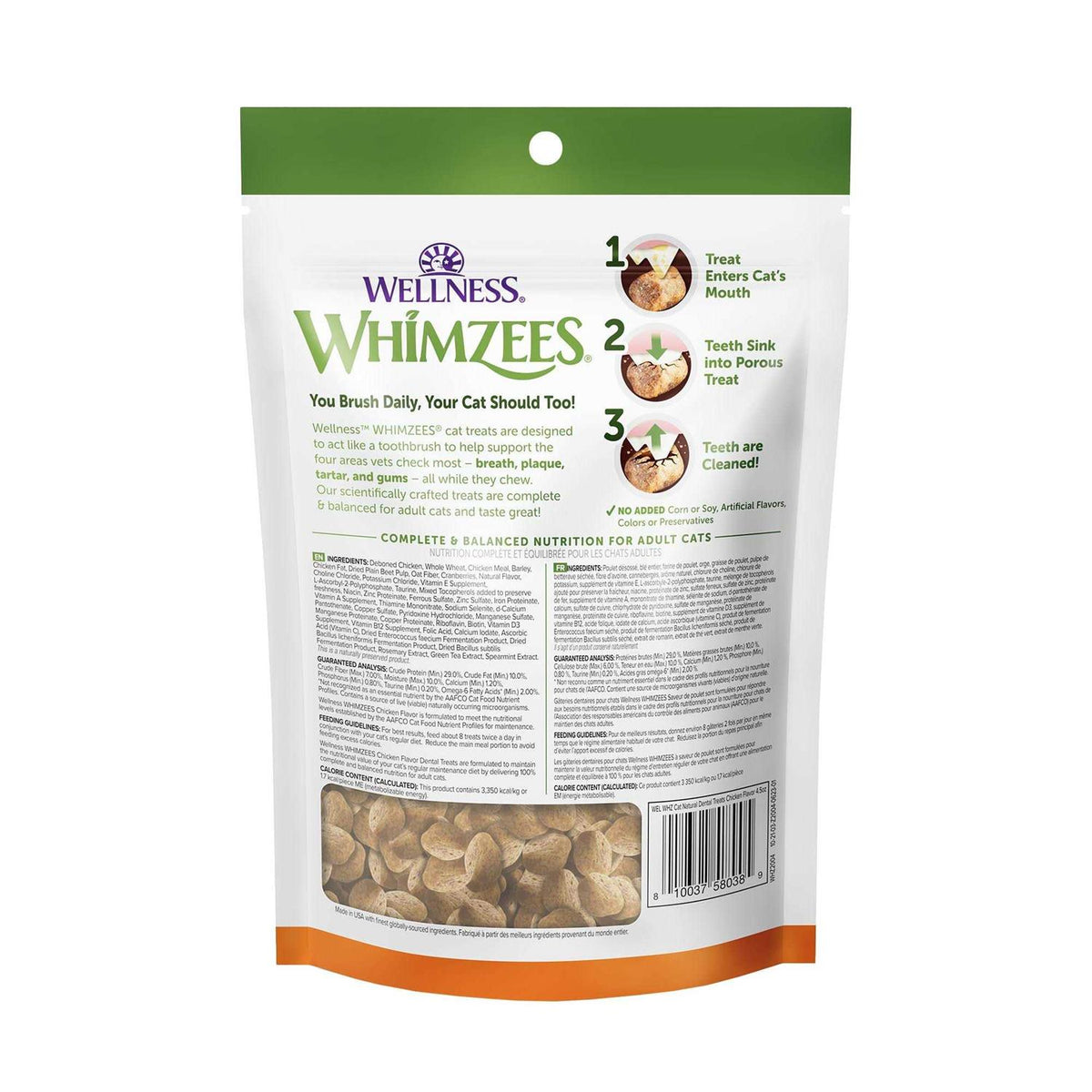 Natural Dental Chicken Cat Treats T337