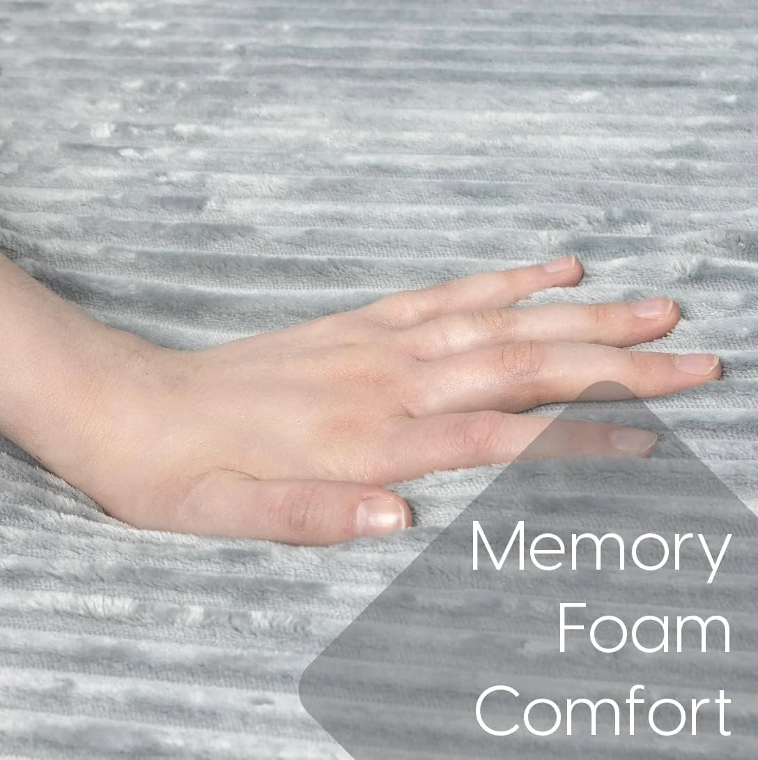 Tri Folding Memory Foam Sofa Mattress with Washable Cover, Twin Size A4750