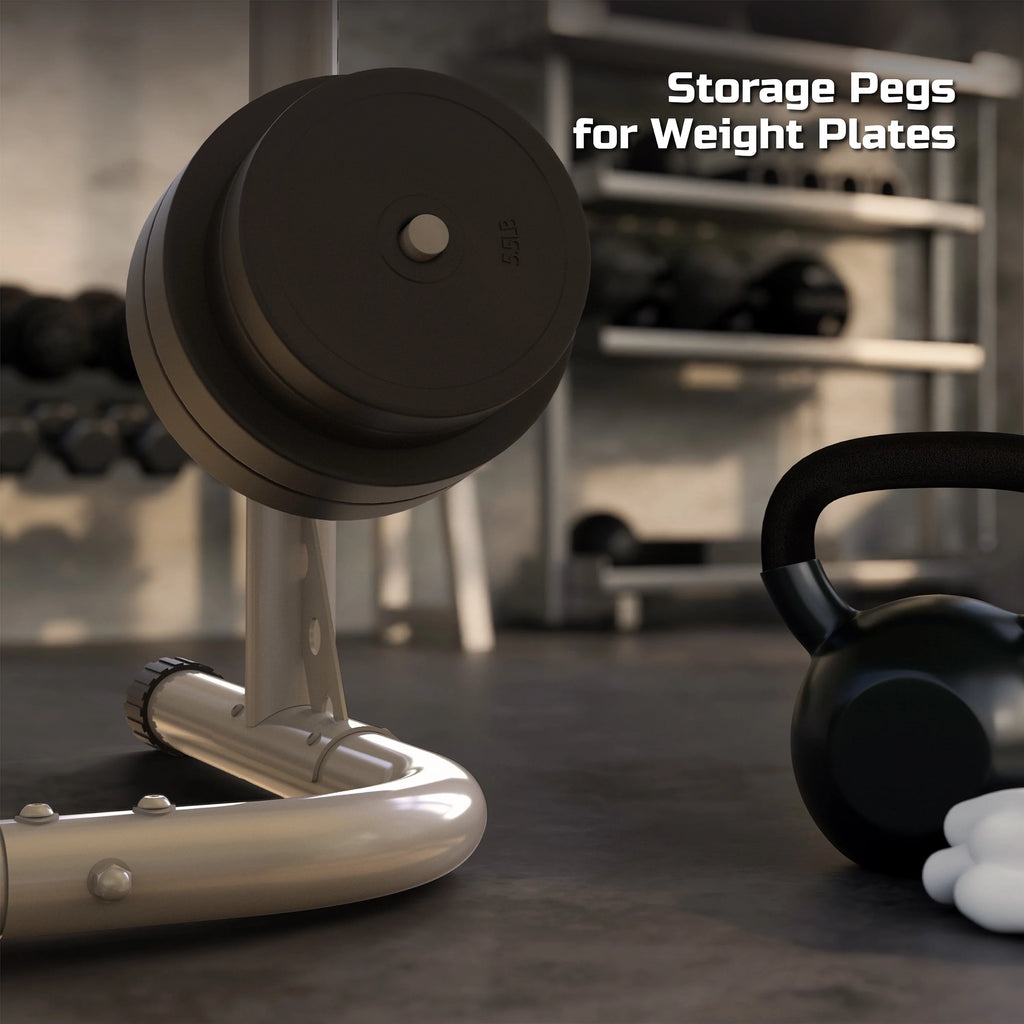 Adjustable Squat Rack 390lbs Weight Limit X53961
