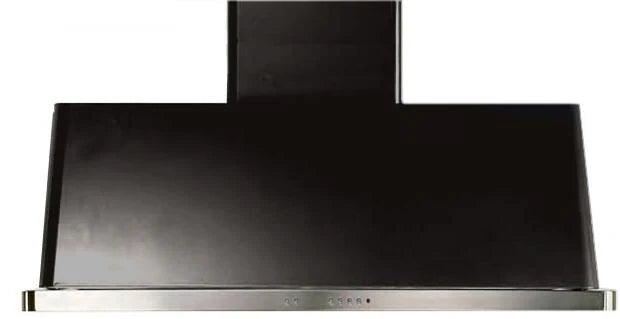 48 in. Glossy Black Wall Mount Range Hood with 600 CFM Blower B129063