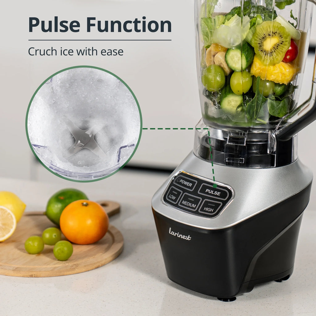 64oz Countertop and Personal Blender, 3 Speeds Pulse, Black T3974