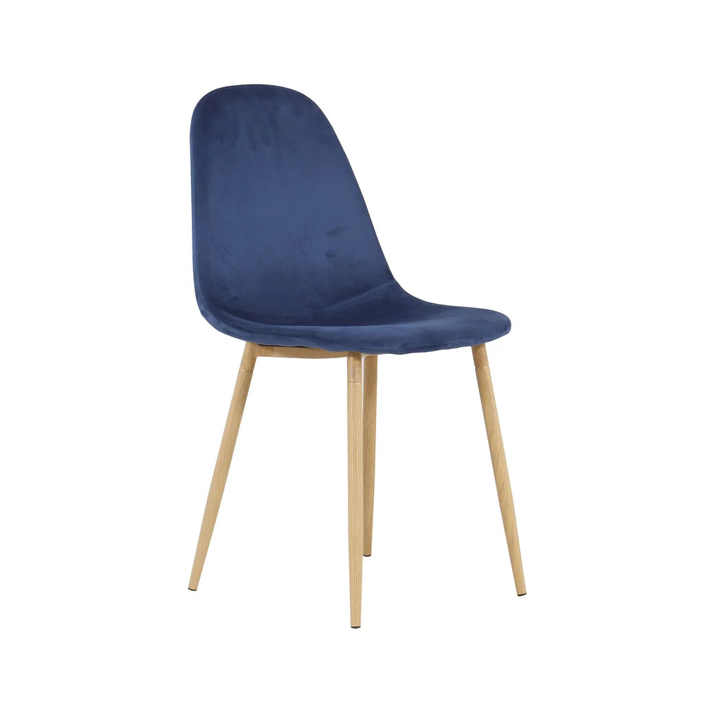 Velvet Upholstered Dining Chairs Set of 4 E4187
