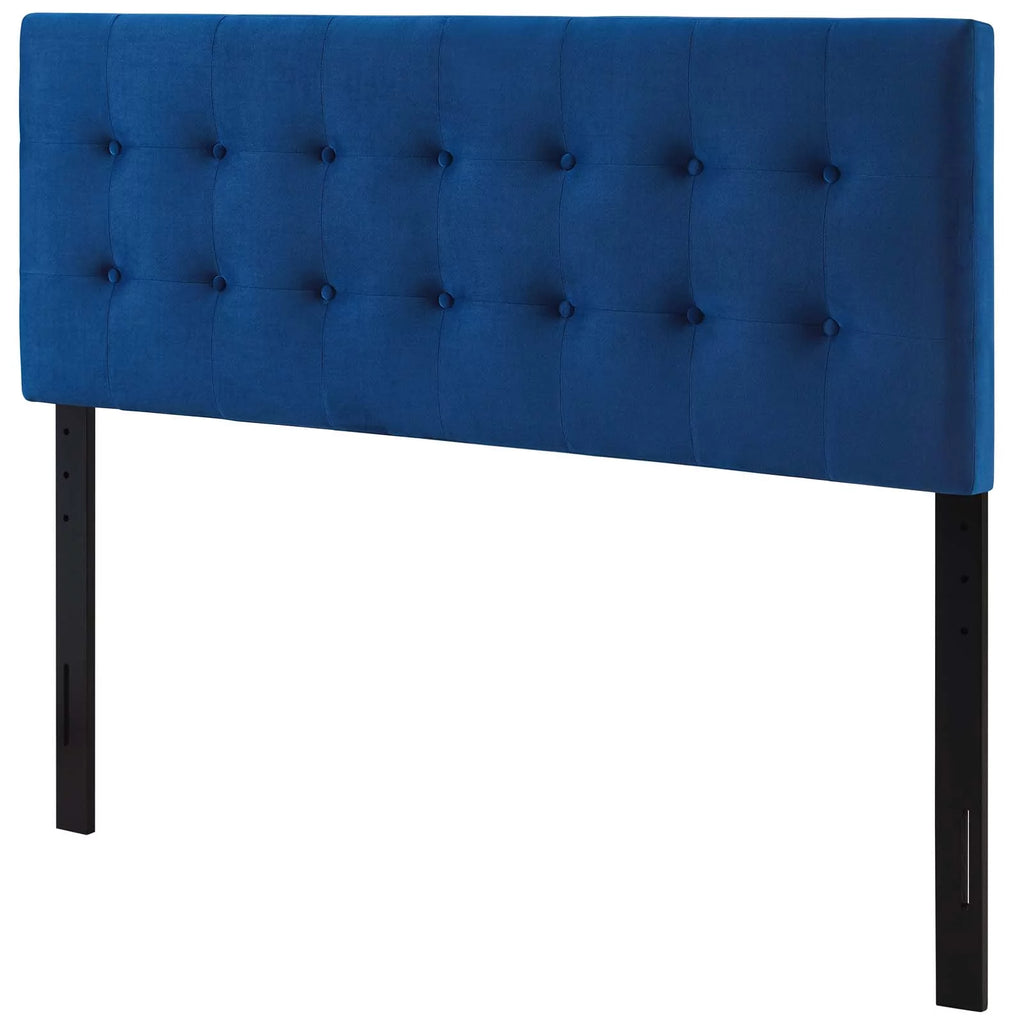 Queen Size Velvet Tufted Headboard S769