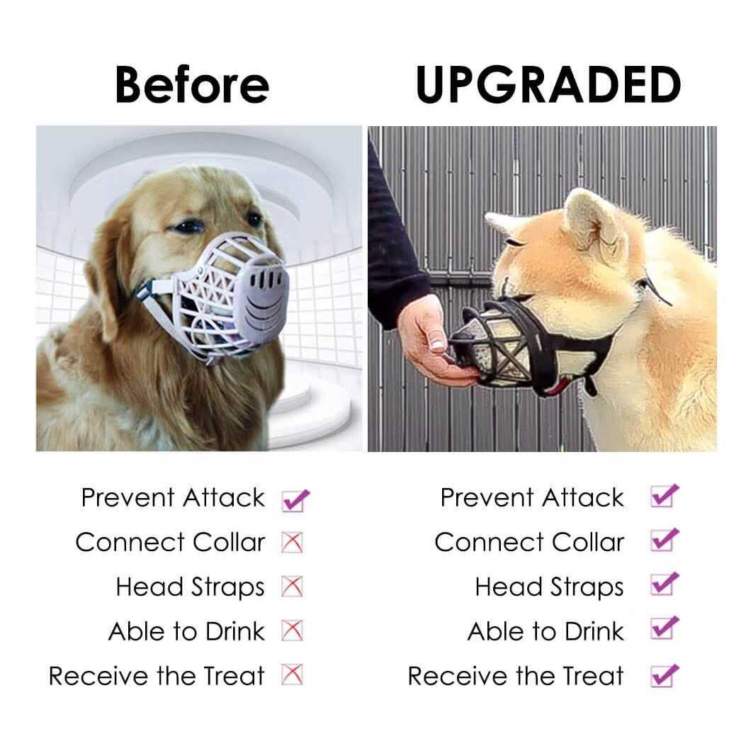 Breathable Silicone Dog Muzzle U166